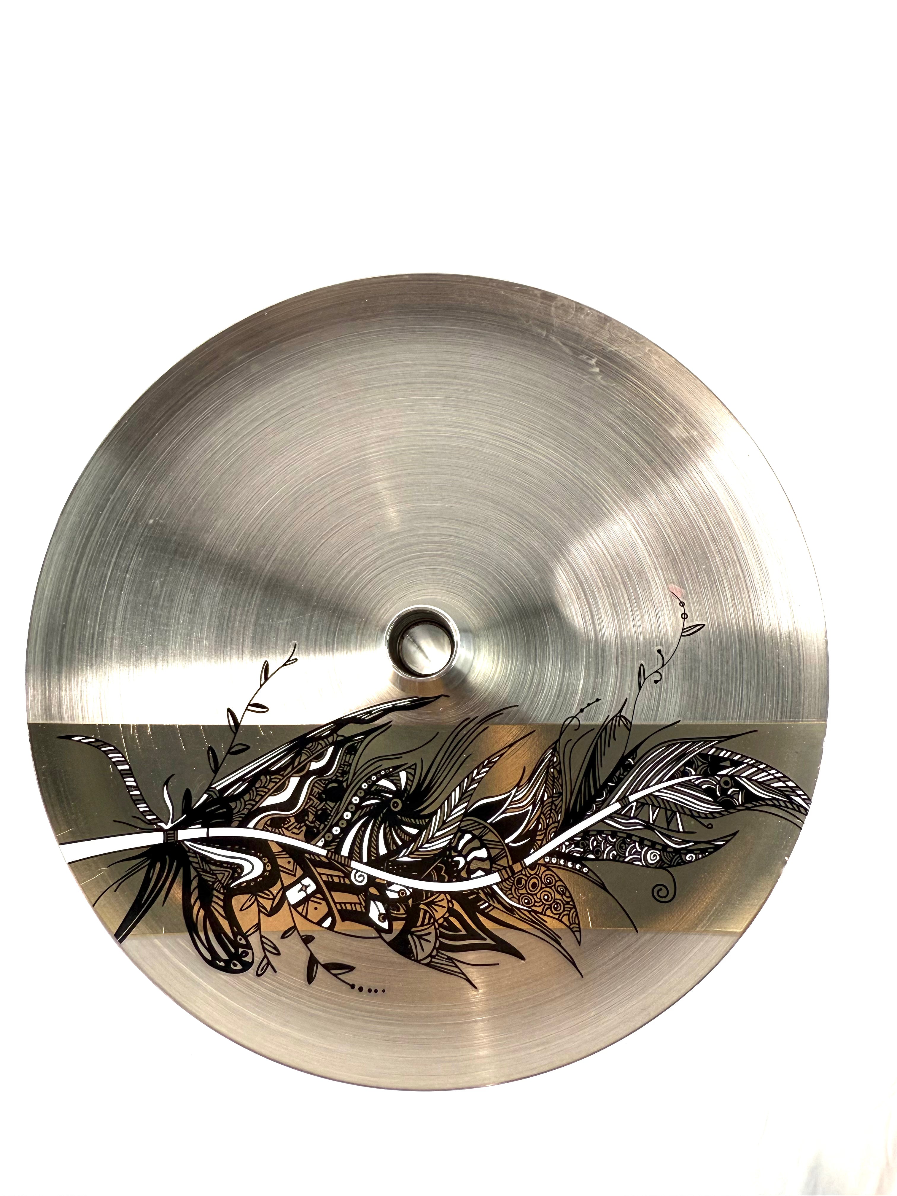 22" Mona Tapered Grooved Base Modern Sleek Body Single Hose Hookah