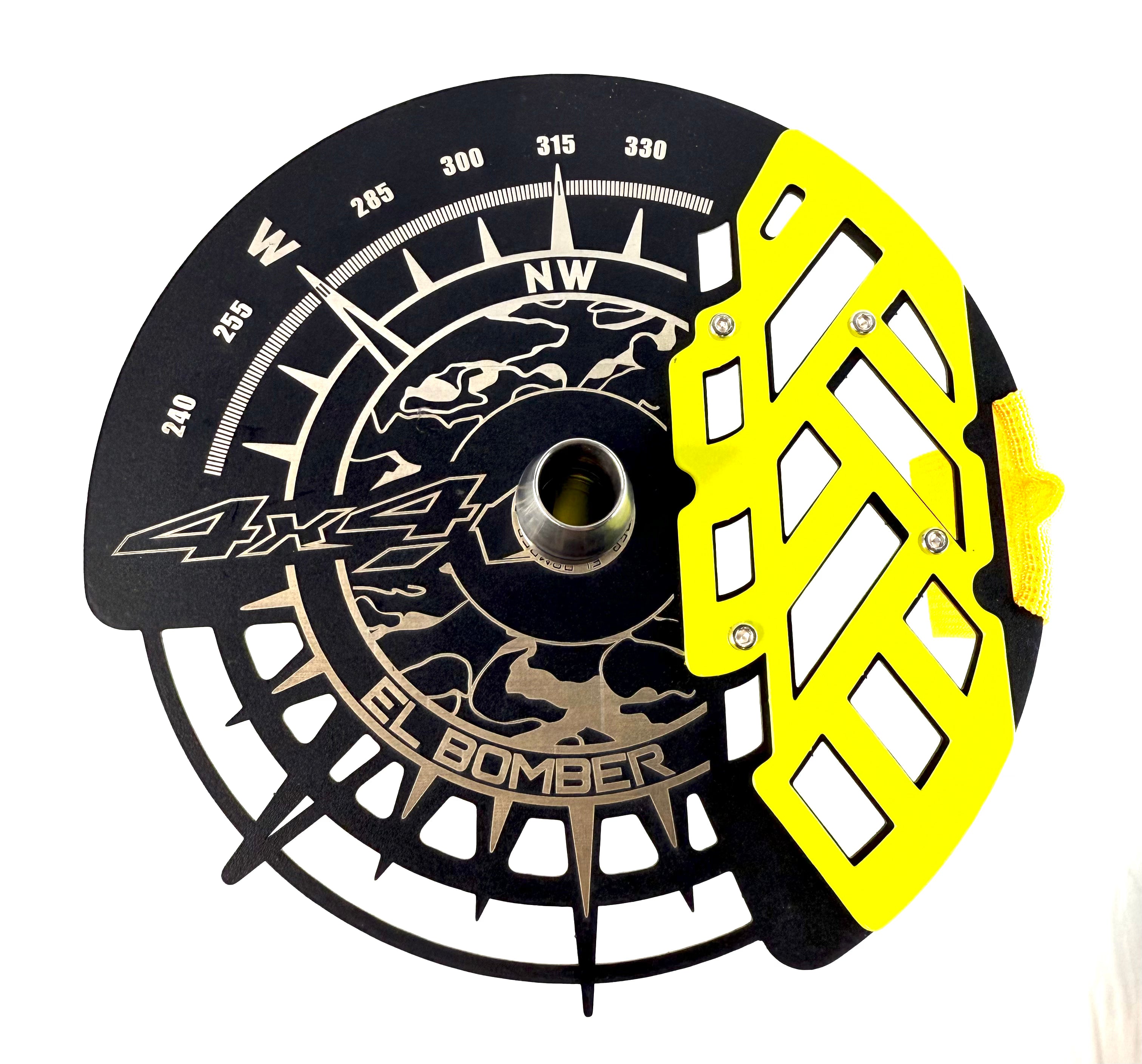 23" Mona Assorted Grooved Glass Base Multicolor Metal Body Single Hose Hookah