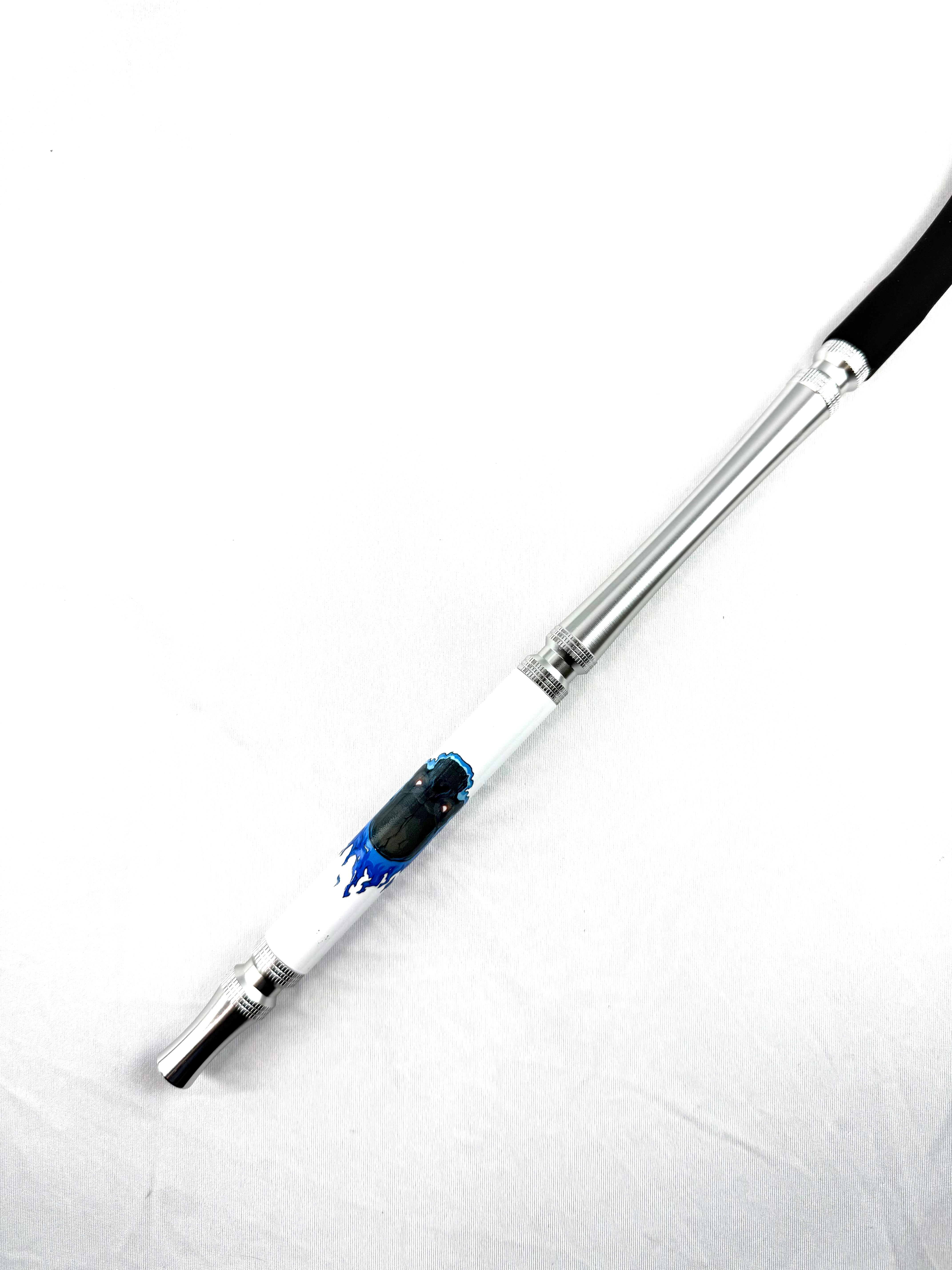 24" Mona Three Phased Conical Glass Base With Metal Body Single Hose Hookah