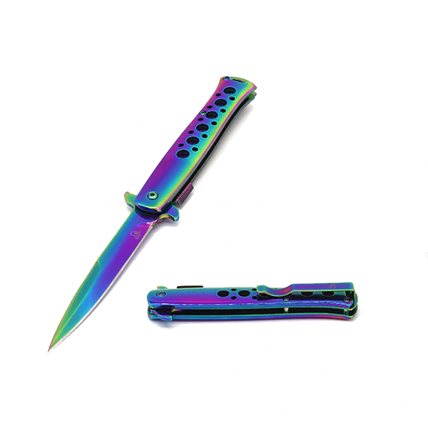 4" Rainbow Blade / Rainbow Handle