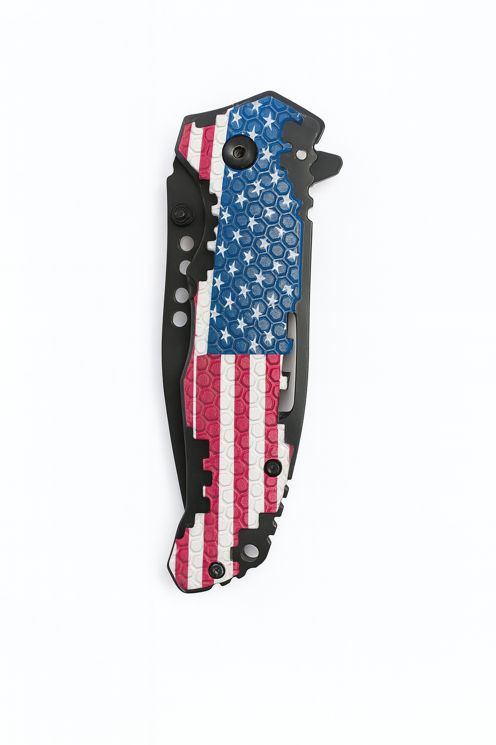 3" Black Blade / Flag Handle