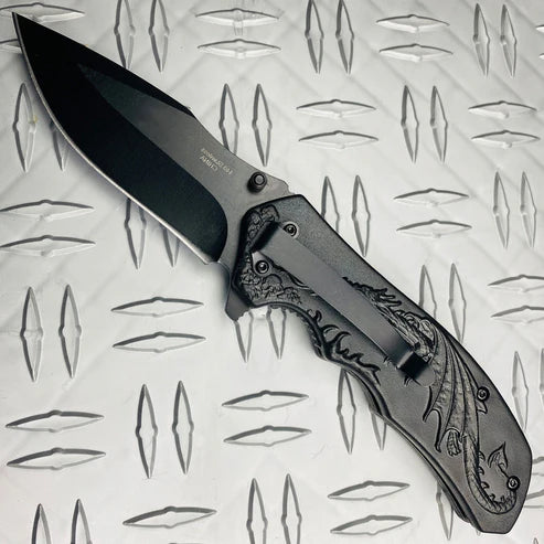 3" Blue Blade / Blue Dragon Handle