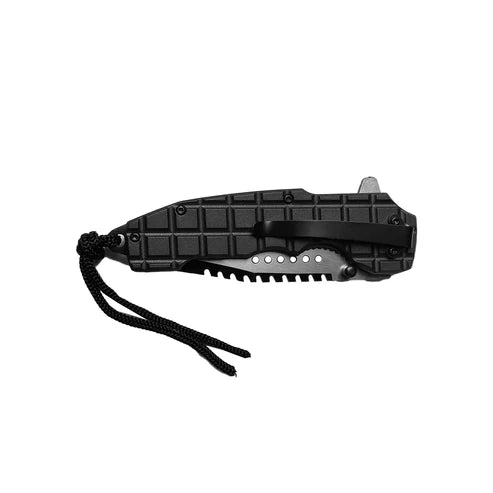 3" Black Blade / Shark Handle