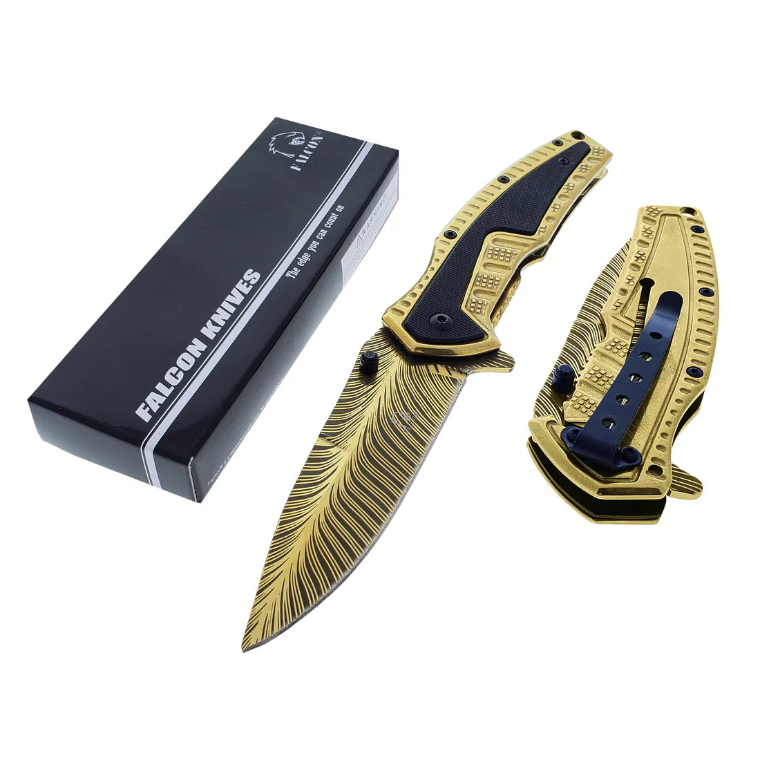 3" Gold Blade / Gold Handle