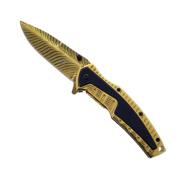 3" Gold Blade / Gold Handle