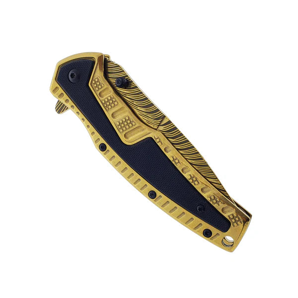 3" Gold Blade / Gold Handle