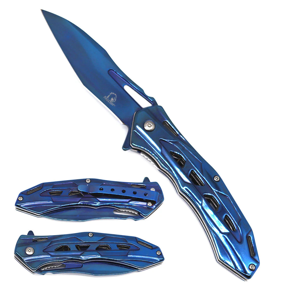 3" Blue Blade / Blue Handle