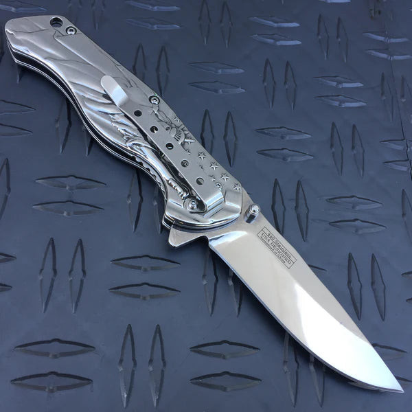 3" Chrome Blade / Chrome Handle w SOL