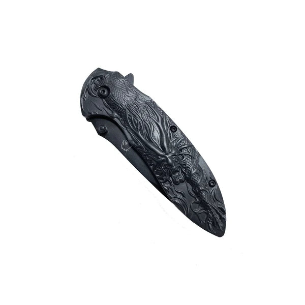3" Black Blade / Black Dragon Handle