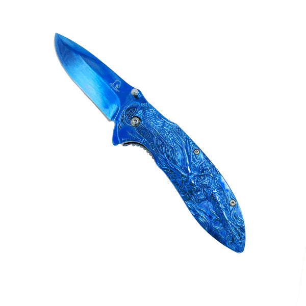 3" Blue Blade / Blue Dragon Handle