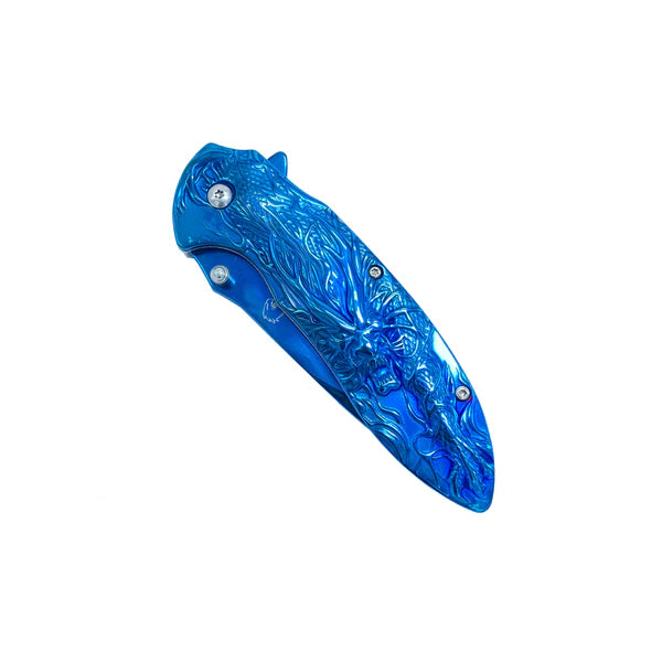 3" Blue Blade / Blue Dragon Handle