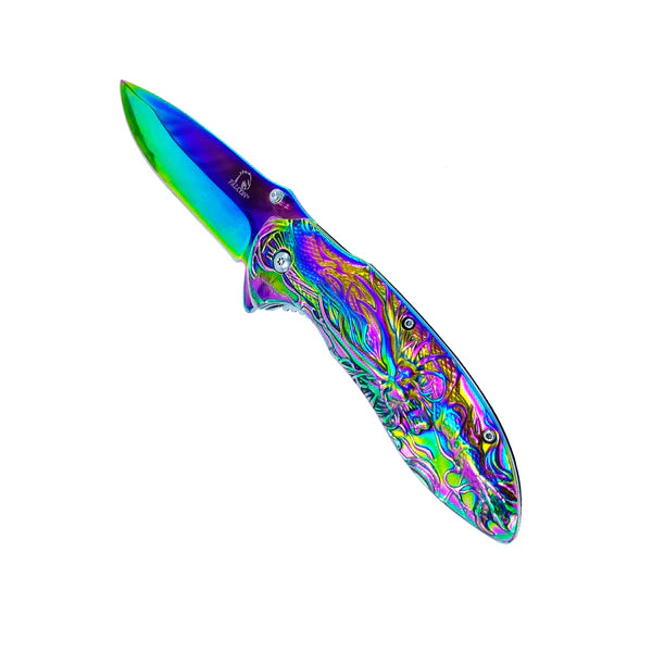 3" Rainbow Blade / Rainbow Handle