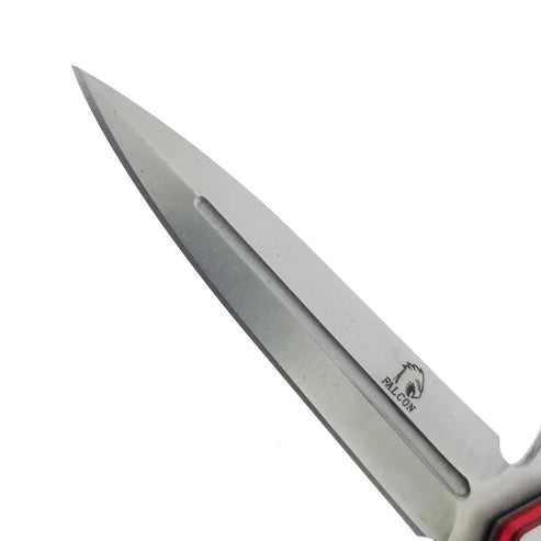 4" Silver Blade / Cross Handle