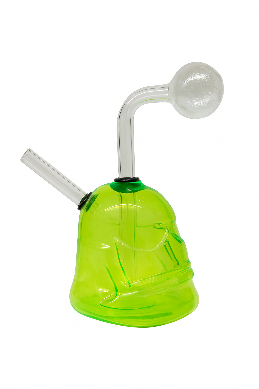 4.5'' Skull Oil Burner Bubbler Water Pipe 