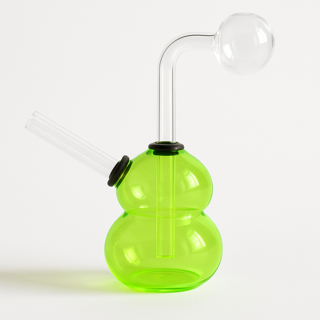 4'' Double Chambered Glass Bubbler