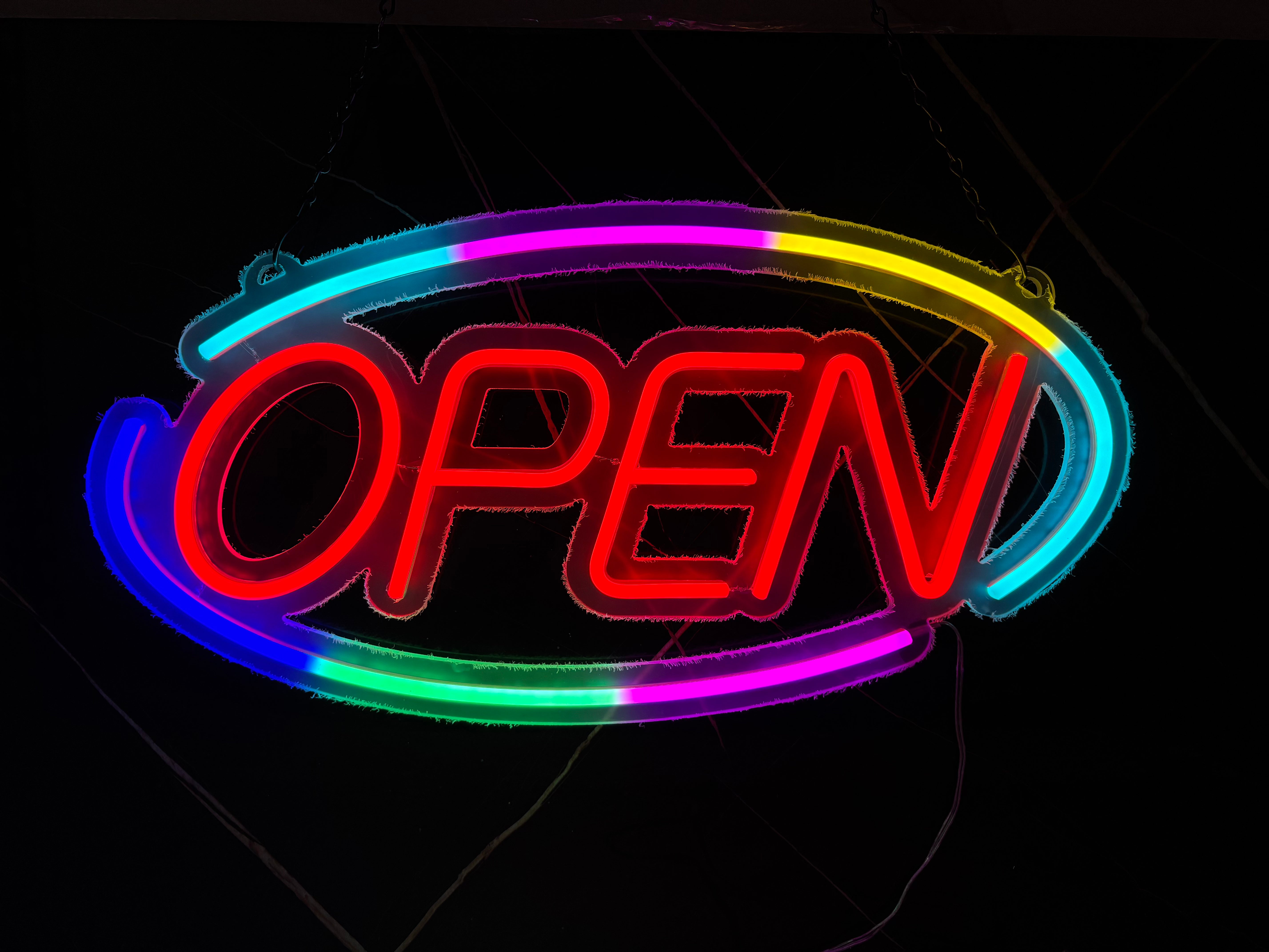 "OPEN" Led Sign 24"x12"