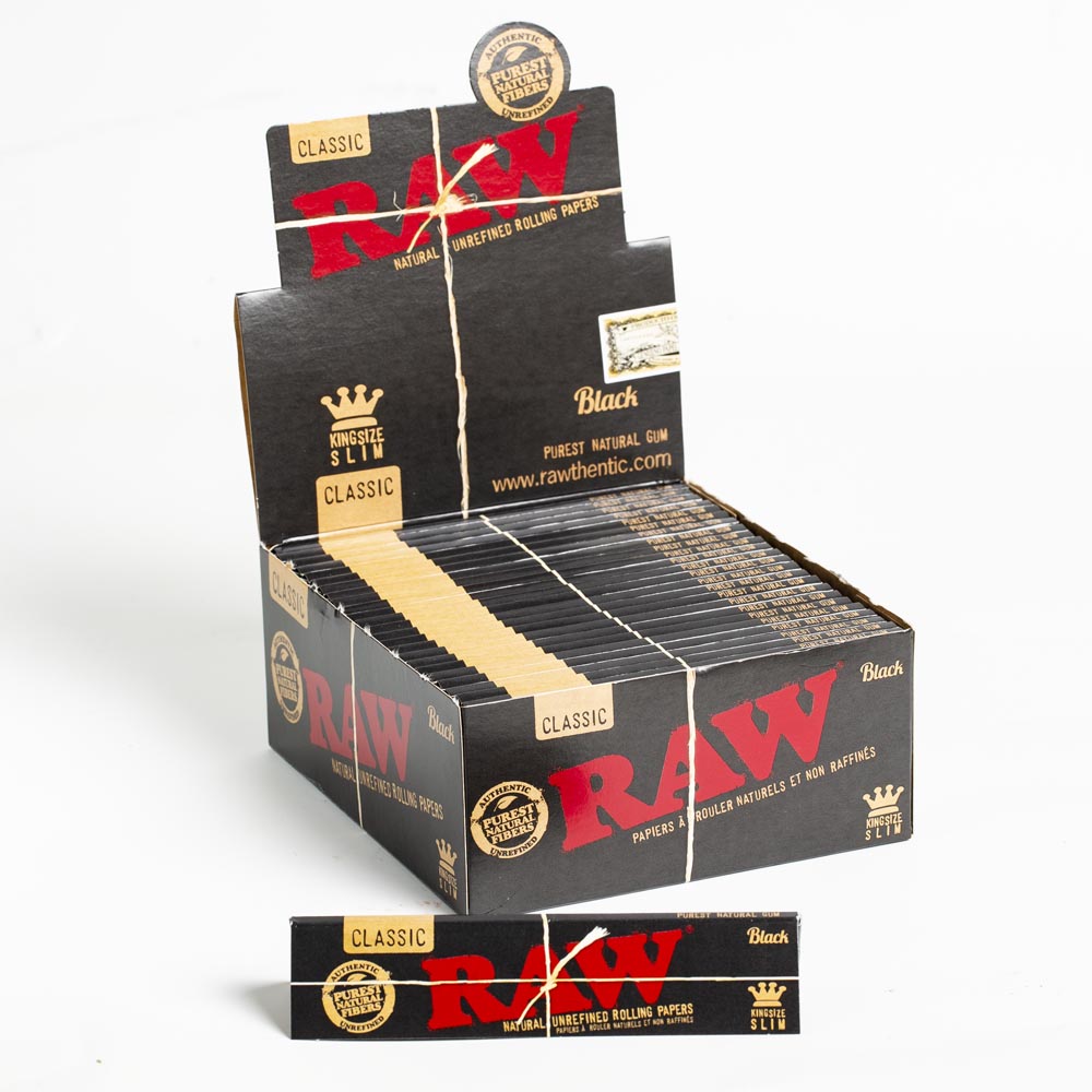 Raw Classic Black King Size Booklet