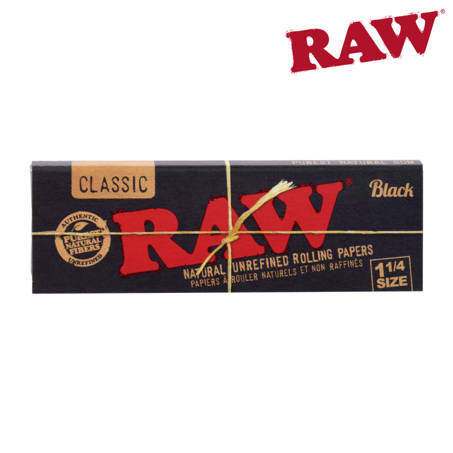 Raw Classic Black 1''1/4 Booklet