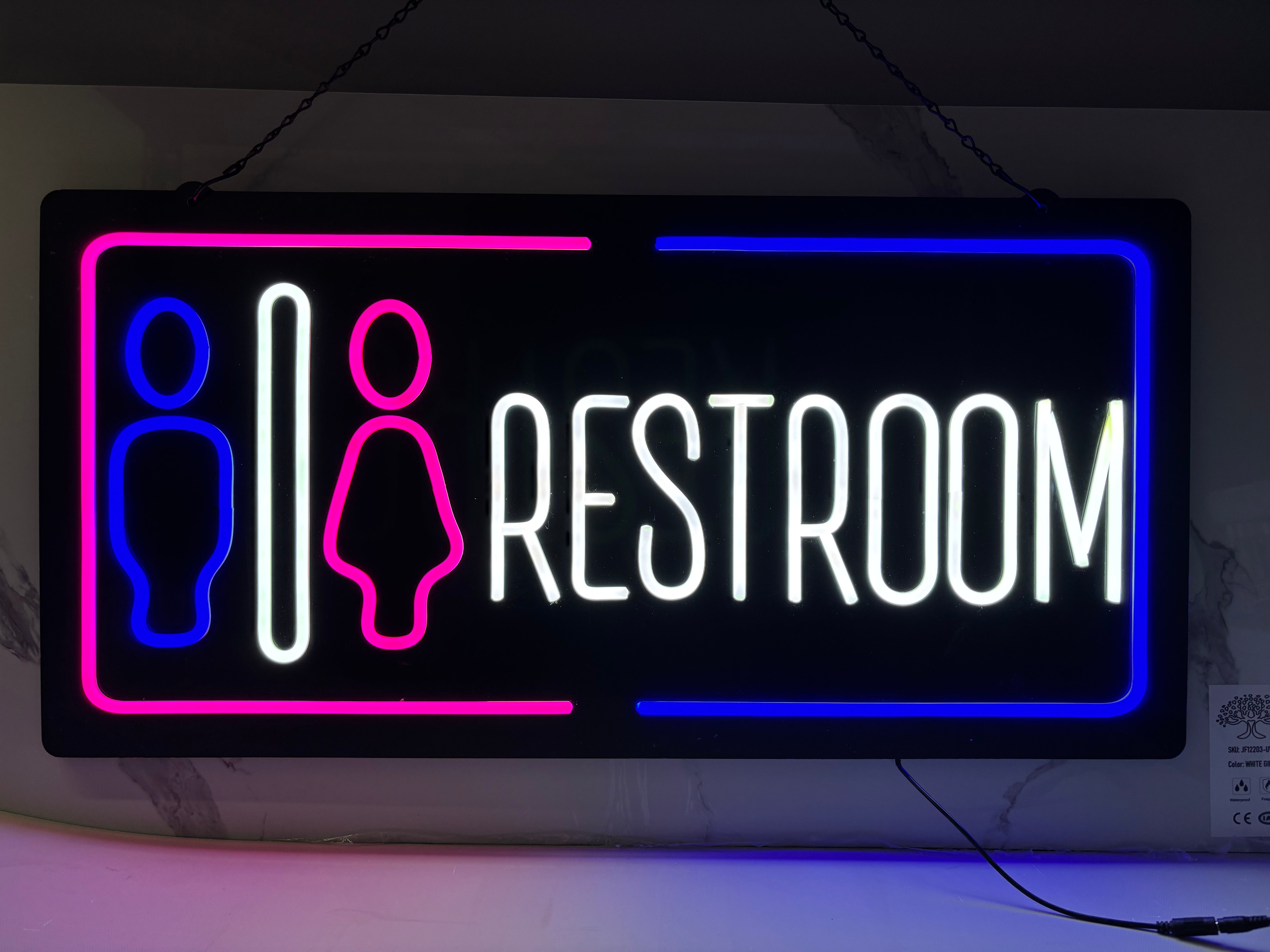 "RestRoom" Led Design  35''x17''