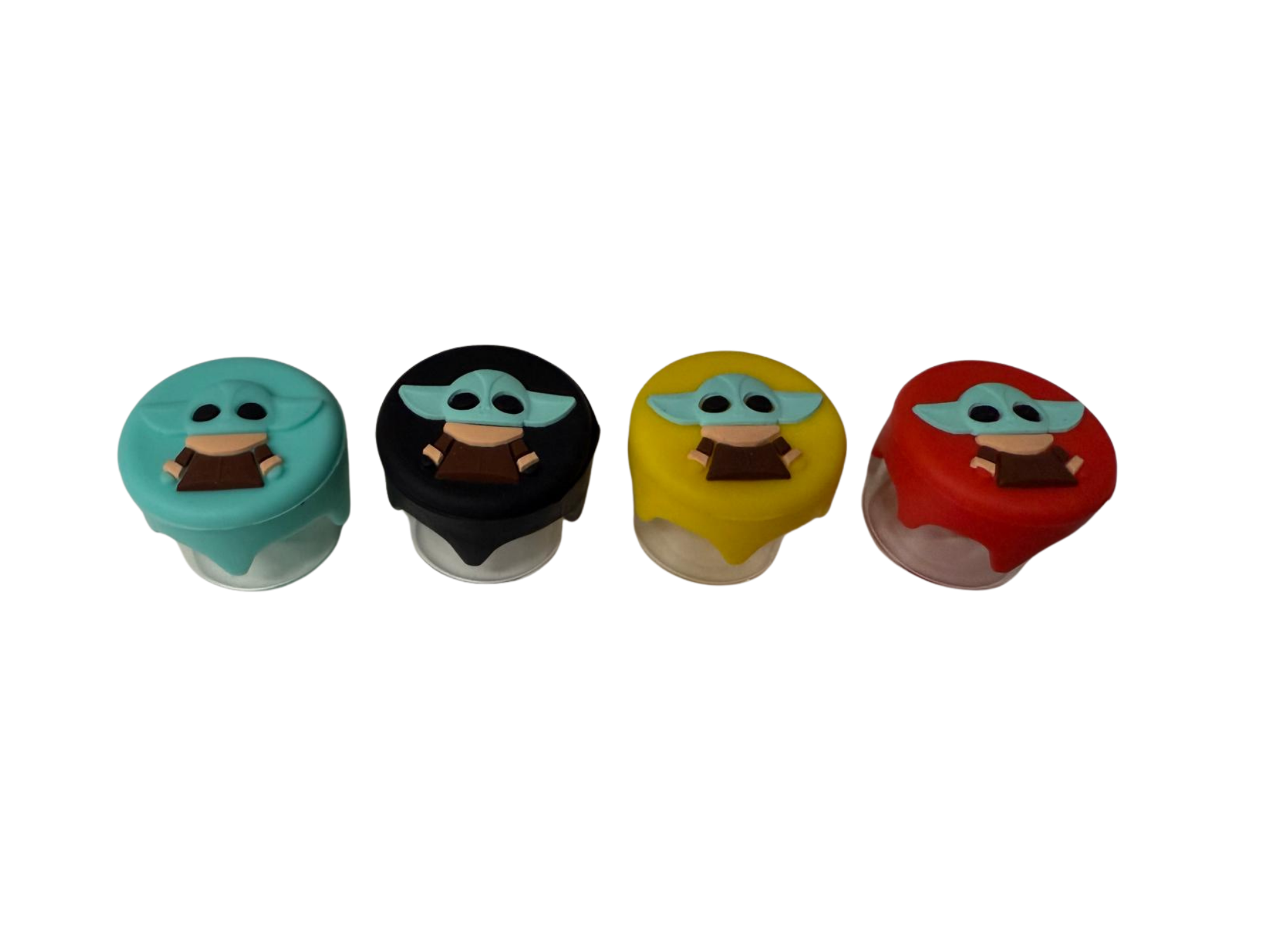 5ml Glass Jar With Silicone baby Yoda cover