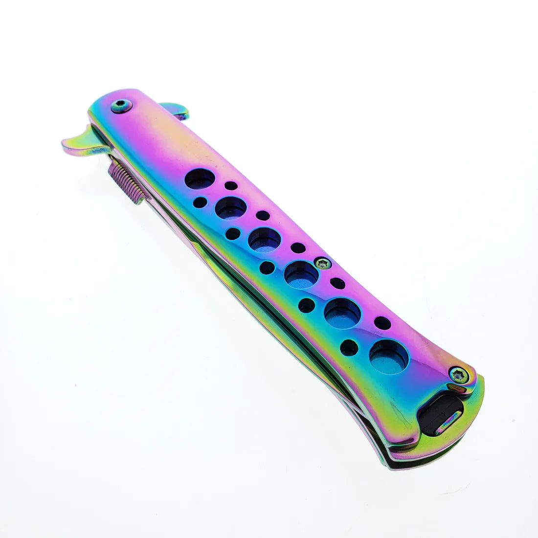 4" Rainbow Blade / Rainbow Handle